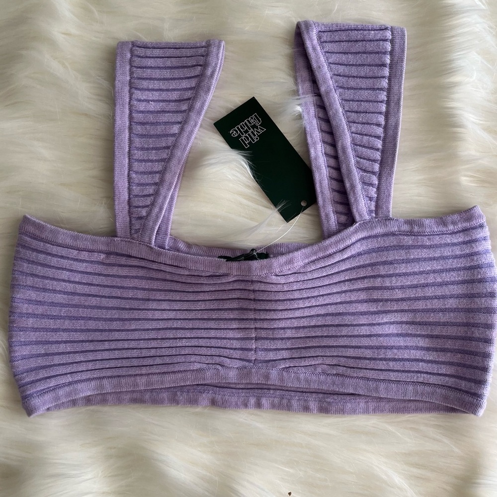 Ribbed Knit Crop Top